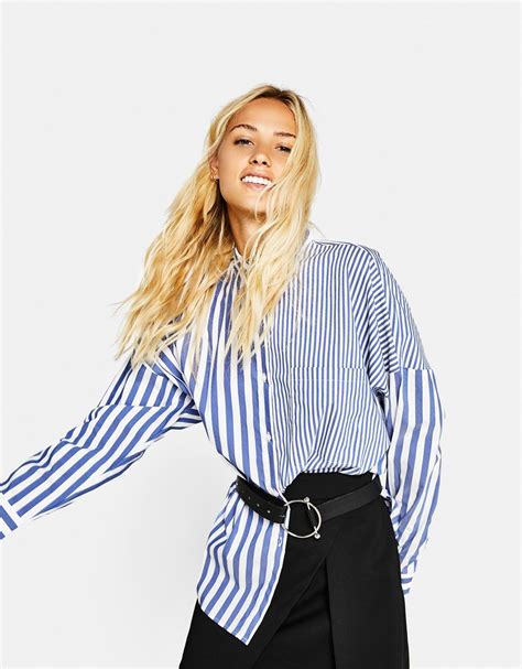 oversized shirt discover     items  bershka   products  week