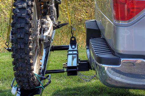 macpower hitch mounted motorcycle carrier tmc hamilton hitch mounted motorcycle carrier