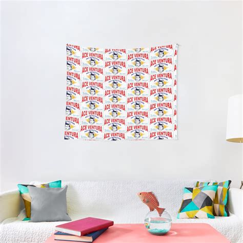 ace ventura business card tapestry  teddysdad redbubble