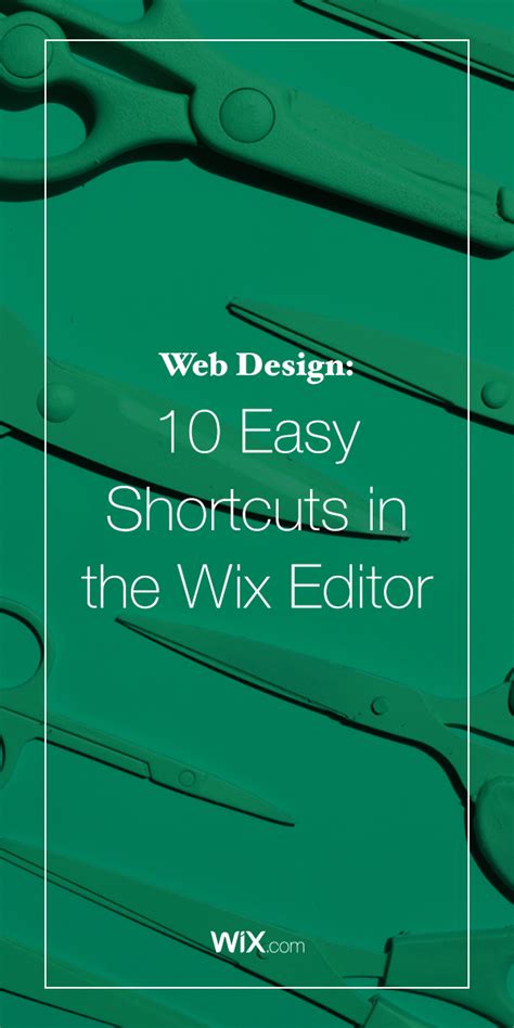 shortcuts  didnt  existed   wix editor wix editor