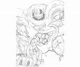 Sentinel Capcom Marvel Vs Abilities sketch template