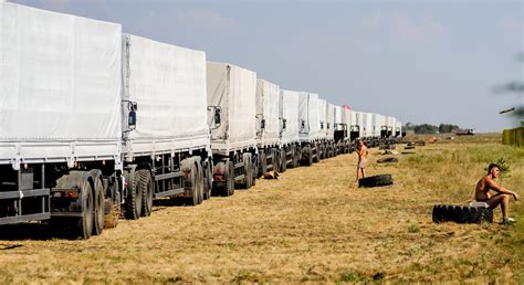 convoy   pause  russian base  questions persist   york times