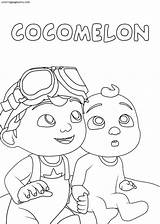 Cocomelon Coloringonly Raskrasil Rhymes sketch template