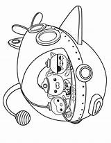Octonauts Coloring Pages Print Colossal Squid Template sketch template