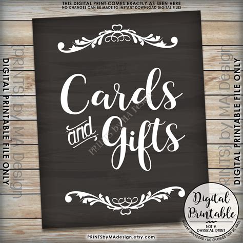 gifts  cards sign  printable printable word searches