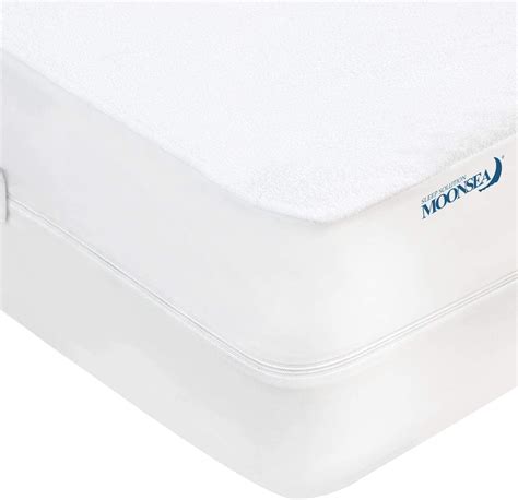 zippered mattress protector with ultra soft cotton terry surface 6