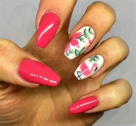 awesome  beautiful flamingo nail art ideas    style https