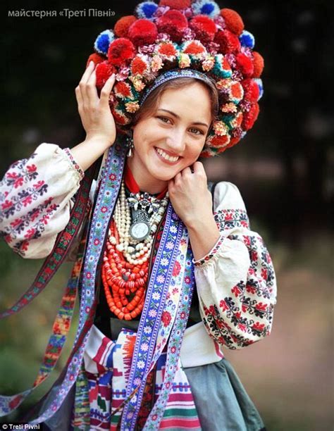 portraits show modern women wearing traditional ukrainian vinkos