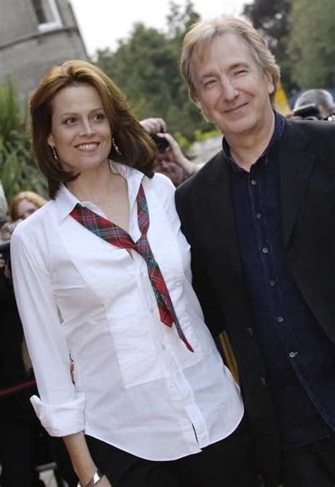 Alan Rickman And Sigourney Weaver Sigourney Weaver