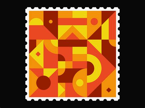 geometric stamps geometric shapes design geometric pattern art