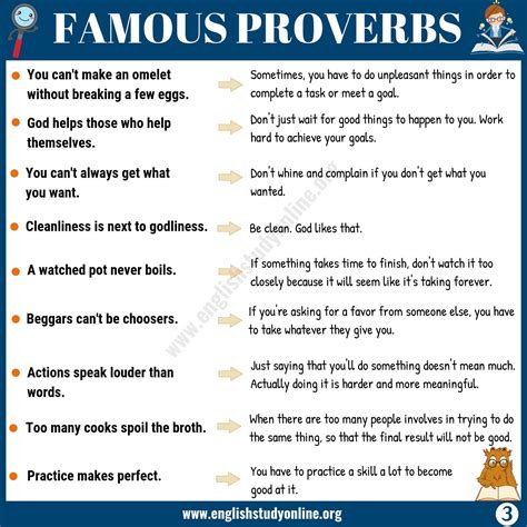 famous proverbs  meaning  esl learners artofit
