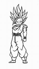 Gohan Coloring Pages Super Saiyan Dragon Ball Goku Ssj2 Drawing Clipart Color Printable Print Clip Getdrawings Piccolo Popular Comments sketch template