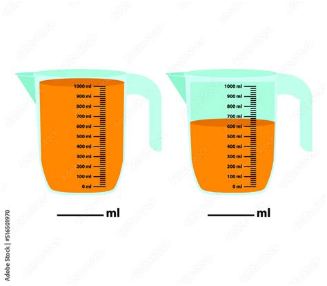 scale measuring jug ml mlwith measuring scale beaker  chemical experiments
