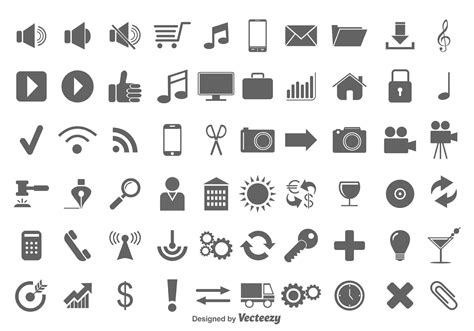 vector icon set   vector art stock graphics images