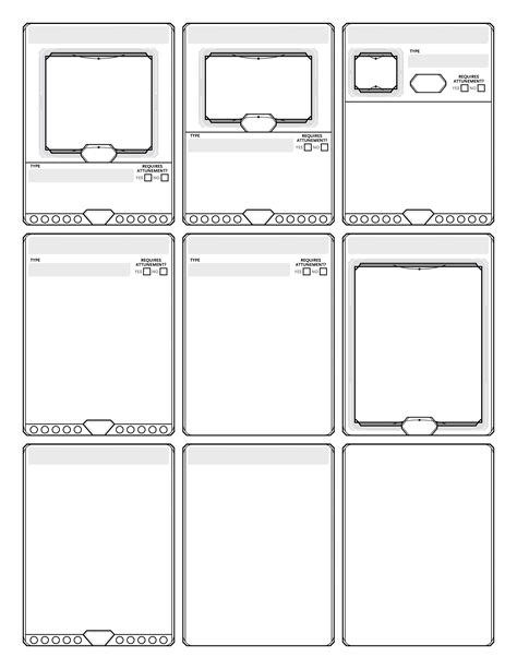 printable form fillable magic item cards printable forms