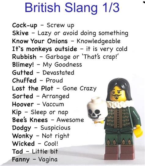 british slang  british slang words english vocabulary words learning english vocabulary words