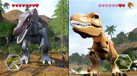 Tyrannosaurus Rex T Rex Vs Spinosaurus Battle Lego