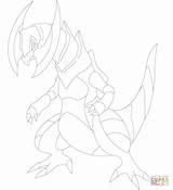 Coloring Pages Haxorus Pokemon Supercoloring Drawing Color sketch template
