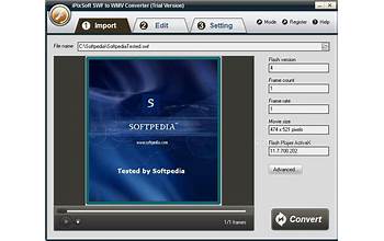 iPixSoft SWF to MPEG Converter screenshot #1