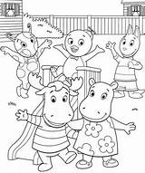 Backyardigans Pintar Backyardigan Infantiles Bonitas Moldes Fofas Ilustrações sketch template