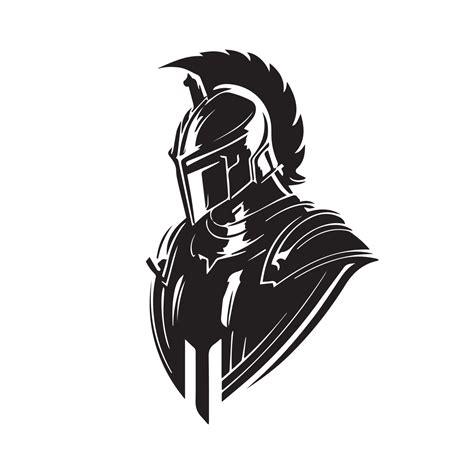 medieval knight  armor vector logo simple clean modern icon