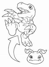 Digimon Coloring Pages Template X4 Shoutmon sketch template