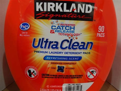 kirkland signature ultra clean detergent pacs