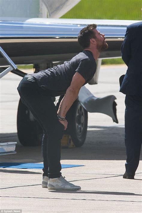 Man Candy Chris Hemsworth Assuming The Position Is Really