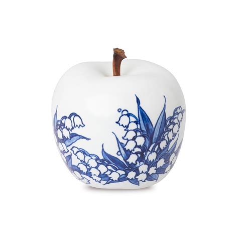 producten royal blue collection delft ceramic apple china art touch  gold ceramic