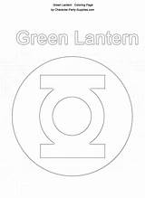 Lantern Green Coloring Pages Logo Superhero Symbols Super Party Parties Hero Superheroes America Drawing Logos Captain Supplies Character Theme Class sketch template