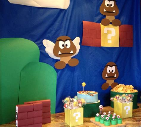 Super Mario Birthday Party Ideas Photo 2 Of 7 Mario Bros Birthday