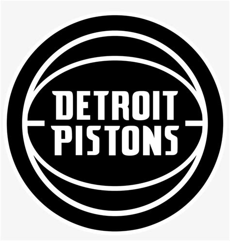 detroit pistons logo black  white detroit pistons logo