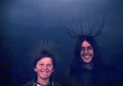 decades later hair raising photo still a reminder of lightning danger