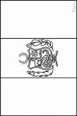 Peru Flag Coloring Pages sketch template