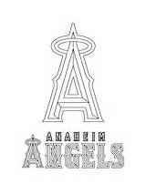Dodgers Angeles Anaheim sketch template
