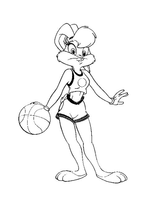 image lola bunny plays basketball by artist892 d38bkkr2 space