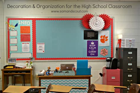 decoration organization   high school classroom teaching sam