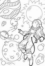 Astronauta Espacial Weltraum Inclasificable Erwachsene Malbuch Adulti Inclassables Adultos Pintar Nave Justcolor Weltall Espaço Astronaut Tulamama Galaxie Trippy Astronautas Lua sketch template
