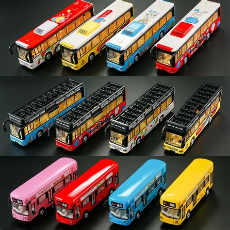 mini scale toy school bus  custom metal plastic toy bus  kids play buy plastic toy busd