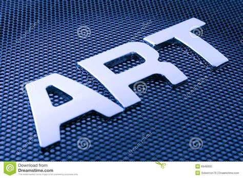metal letters art stock photo image  data front