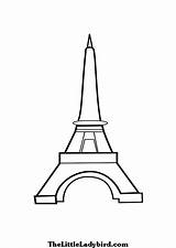 Eiffel Coloring Utile Gratuitement Ohbq Tower sketch template