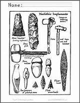 Neolithic Paleolithic Studenthandouts Handouts Revolution Ancient sketch template