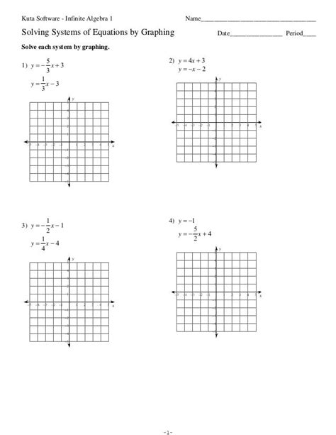 systems  equations graphing  key
