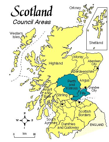 regions  scotland