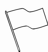 Flag Template Wavy Clip Clipart Waving Blank sketch template