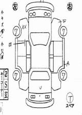 Damage Template Diagram Vehicle Car Sketch sketch template
