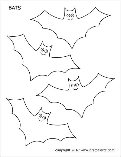 halloween bat stencil  printable printable blog