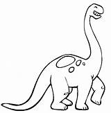 Coloring Pages Apatosaurus Dinosaur Brontosaurus Laughing Printable Color Colour Print sketch template