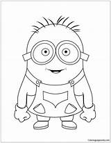 Minion Pages Coloring Online Color sketch template