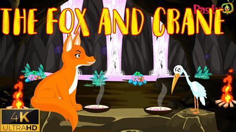 English Stories The Fox And Crane English Moral Stories Stories